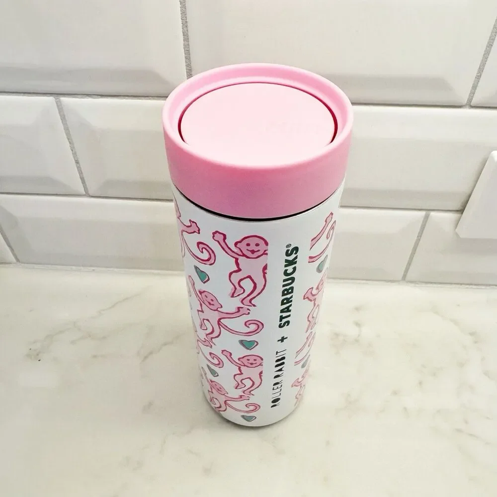 Starbucks x Roller Rabbit Limited Edition Collab Lovely Monkey 16oz SS Bottle